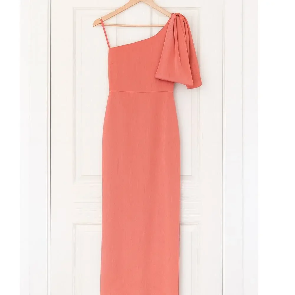 Sachin & Babi Chelsea One Shoulder Gown Rogue